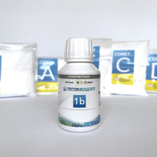 Load image into Gallery viewer, Core7 Flex Reef Supplements Set 4x1L - Salts and 1b Infusion 100ml bottle - Front view closeup