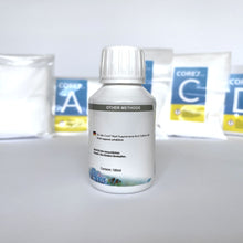 Load image into Gallery viewer, Core7 Flex Reef Supplements Set 4x1L - Salts and 1b Infusion 100ml bottle - Side A view