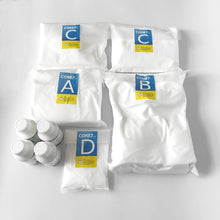 Load image into Gallery viewer, Core7 Flex Reef Supplements Set 4x4L - Salts and 1b Infusion 100ml bottles - Top view 

