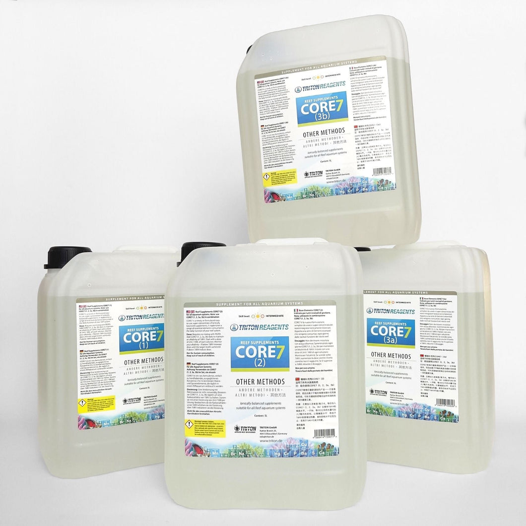 CORE7 Reef Supplements Bulk 4x5L - All components